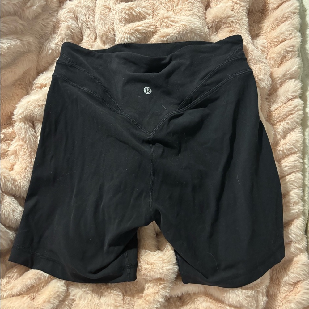 NWOT Lululemon Black Biker Shorts